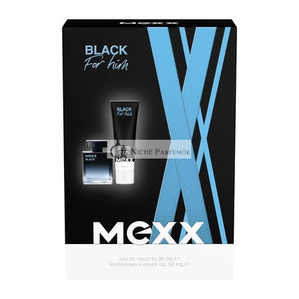 MEXX Black Man Eau de Toilette 30ml + Tusfürdő 50ml