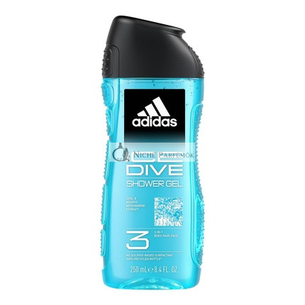 Ice Dive Duschgel mit Grapefruit-, Orange- und Minznoten, 250ml