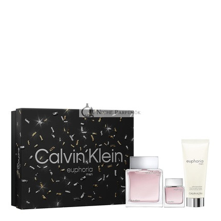 Calvin Klein Euphoria férfi Eau de Toilette 3 részes ünnepi ajándékcsomag