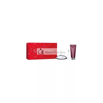 Calvin Klein Euphoria Eau de Parfum Spray 100ml, 10ml und Körperlotion 200ml