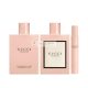 Gucci Bloom 3 részes szett nőknek, Eau De Parfum spray, illatos testápoló, virágos, 70 ml