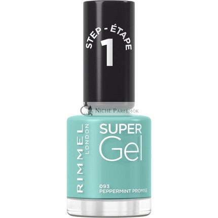 Rimmel London Super Gel Körömlakk 093 Peppermint Promise Körömszín Kollekció 60 másodperc Peppermint Promise