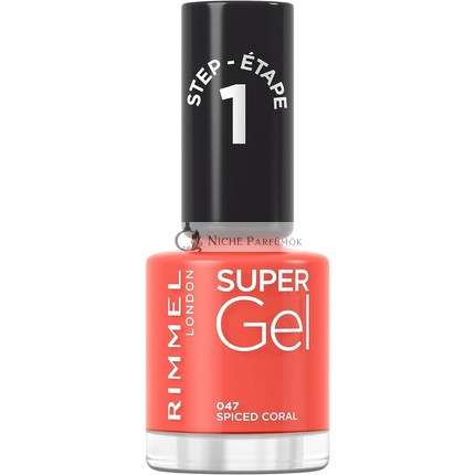 Rimmel London Super Gel Körömlakk 047 Spiced Coral