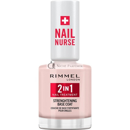 Rimmel London Nagelpfleger 2 in 1 Grundierung und Stärkung, 8ml