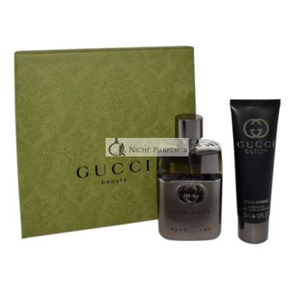 Gucci Guilty Pour Homme Set - 50ml Eau De Toilette und 50ml Duschgel