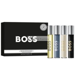   Hugo Boss Miniatur Set - Enthält Bottled Eau De Toilette Spray 10ml, Bottled Eau De Parfum Spray 10ml, Infinite Eau De Parfum Spray 10ml und Bottled Parfum Spray 10ml