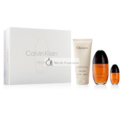 Calvin Klein Obsession - Eau De Parfum 100 Ml + Körperlotion 200 Ml + Eau De Parfum 15 Ml