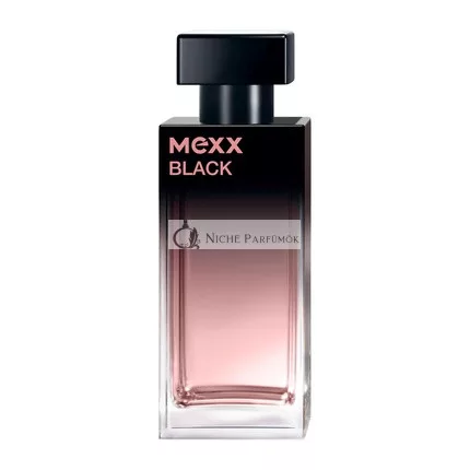 MEXX BLACK Damen Eau de Toilette mit Intensiv Fesselndem Duft von Fruchtigen Noten für Sinnliche Frauen, 30ml