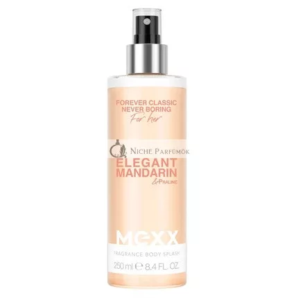 Mexx Forever Classic Never Boring für Sie - Eleganter Mandarinen Praline Körperspray, 250ml