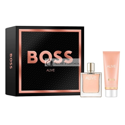 Hugo Boss Alive Eau De Parfum Spray 50ml és Testápoló 75ml Készlet