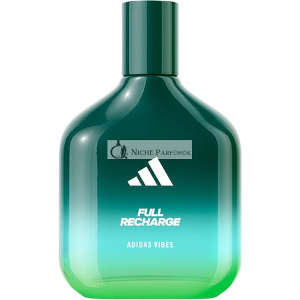 adidas Vibes Full Recharge Eau de Parfum, 100ml - Erfrischender und belebender Duft mit Zedernblatt und Salbei