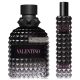 Valentino Uomo Born in Roma 2-teiliges Reise-Geschenkset für Männer - 100ml EDT Spray + 15ml Reise Spray, 110ml
