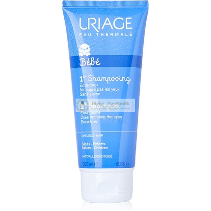 Uriage 1st Shampoo Extra Gentle Soap-Free Shampoo gyerekeknek, 200ml