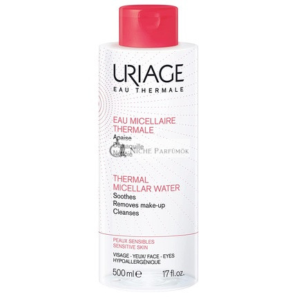 URIAGE Thermales Micellenwasser für empfindliche Haut, ölfreie Reinigungsbehandlung, sanfter Make-up-Entferner