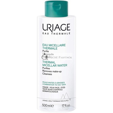 Uriage Eau Thermale Termál Micellás Víz Kombinált és Zsíros Bőrre 500 ml