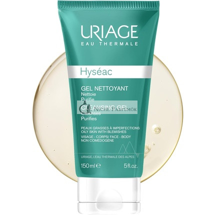 Uriage Hyséac Gesichtsreinigungsgel für fettige Haut mit Unreinheiten, 150ml