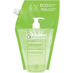   SVR SEBIACLEAR Schäumendes Gesichts- und Körperreinigungsgel für fettige, zu Akne neigende Mischhaut, 400ml - Neue Formel