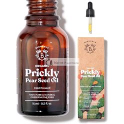   Bionoble Organisches Kaktusfeigenkernöl, 15ml - 100% rein, natürlich und kaltgepresst - für Gesicht, Körper, Haare, Bart, Nägel - vegan und tierversuchsfrei