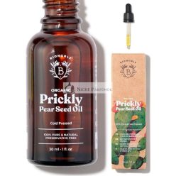   Bionoble Organikus Fügegyümölcs Magolaj 30ml - 100% Tiszta, Természetes és Hidegen Préselt - Arc, Test, Haj, Szakáll, Körmök - Vegán és Állatkísérlet-mentes - Üvegpalack + Pipetta 30 ml