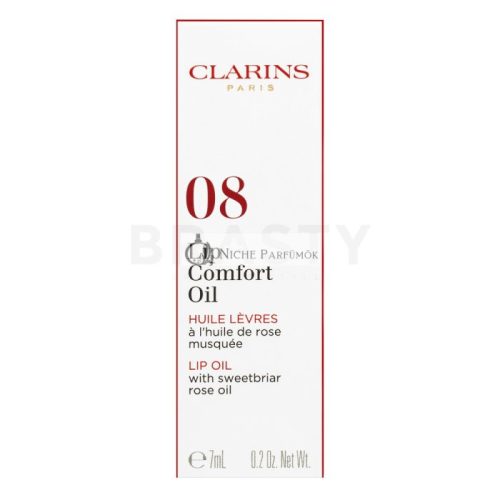 Clarins Lip Comfort Oil tápláló olaj ajkakra 08 Strawberry 7 ml