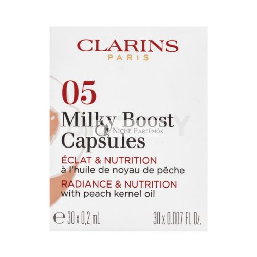 Clarins Milky Boost Capsules Flüssiges Make Up für eine einheitliche und aufgehellte Gesichtshaut 05 30 x 0,2 ml