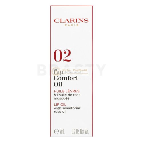 Clarins Lip Comfort Oil tápláló olaj ajkakra 02 Raspberry 7 ml
