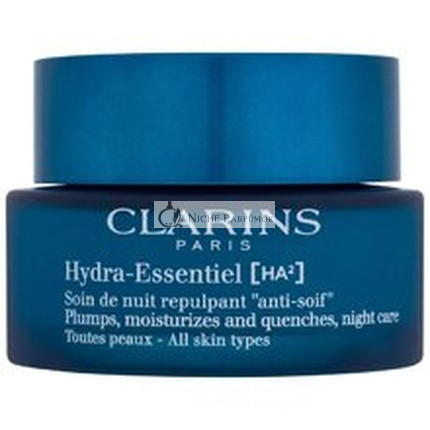 Clarins Hydra-Essentiel [HA²] Nachtcreme Plumps Moisturizes and Quenches Night Care 50 ml