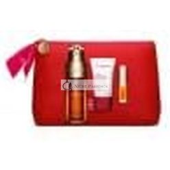   Clarins Double Serum Ajándékcsomag - Clarins Double Serum 50ml + Clarins Beauty Flash Balm 15ml + Clarins Mini Lip Comfort Oil
