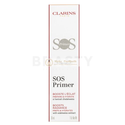 Clarins SOS Primer Boosts Radiance Primer Make-up Grundierung White 30 ml