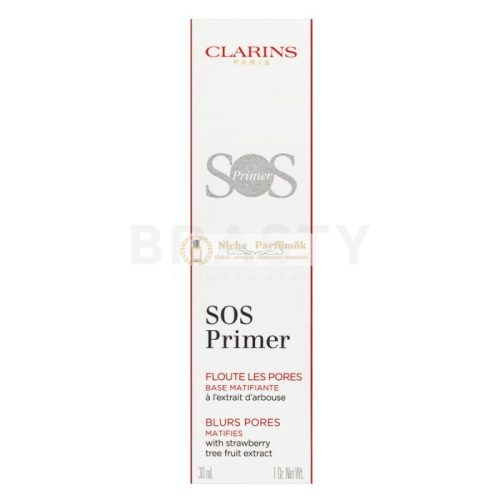 Clarins SOS Primer Blurs Pores Matifies Primer Make-up Grundierung mit mattierender Wirkung 30 ml