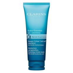   Clarins Hydra-Essentiel Arcmaszk Hidratáló, Látványosan Dúsabb Bőr 24 Órás Hidratálás, Feléleszti a Ragyogást, Dupla Adag Hialuronsav, Látványosan Simítja Minden Bőrtípust, 70 g