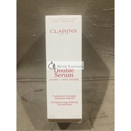 Clarins Double Serum Hidrikus Lipid Rendszer Könnyű Textúrával, 50ml