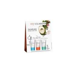   Clarins Re-Move Detoxifying Dermo-Cleansing Gel, Re-Boost Hydra-Energizing Cream és Re-Charge Detox-Replumping Night Mask szett