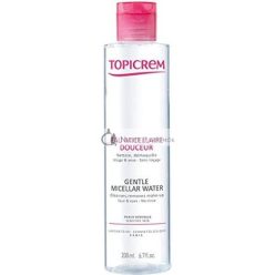   Topicrem Essentials Gyengéd Tisztító Víz Arcra és Szemekre 200ml