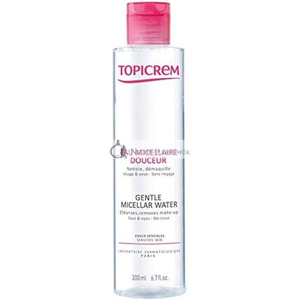 Topicrem Gentle Micellar Water Face & Eyes mizellares Abschminkwasser für normale/gemischte Haut 200 ml