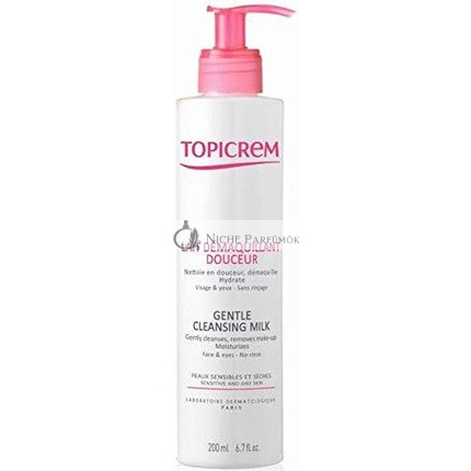 Topicrem UH Gyengéd Tisztító Tej, 200 ml