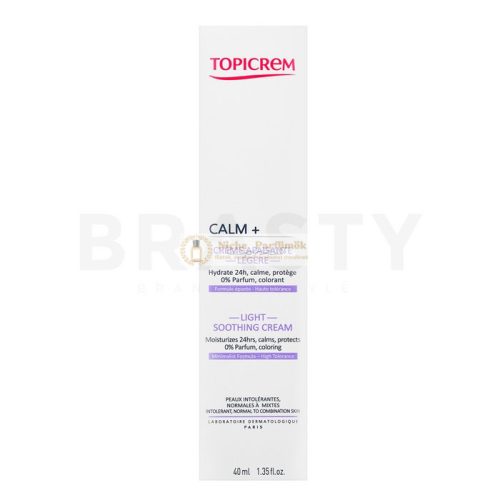 Topicrem Calm+ Light Soothing Cream arc krém hidratáló hatású 40 ml