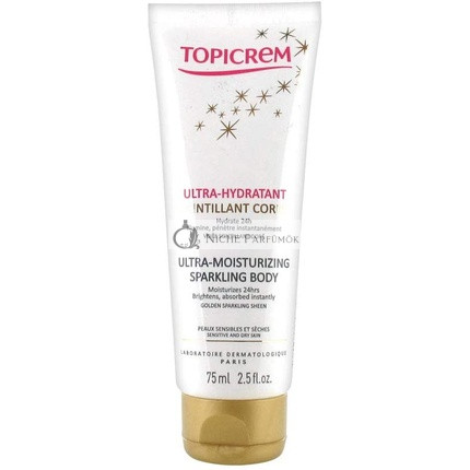 Topicrem Hydratations-Körpermilch Ultra-Moisturizing Sparkling Body 75 ml