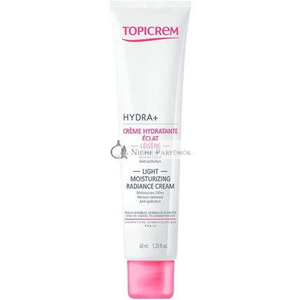 Topicrem HYDRA+ Könnyű Hidratáló Ragyogás Krém 40ml