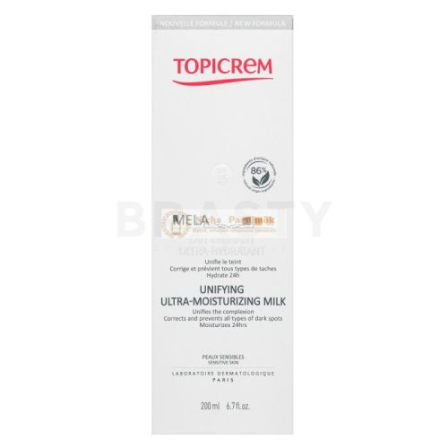 Topicrem MELA hidratáló testápoló Unifying Ultra-Moisturizing Milk 200 ml