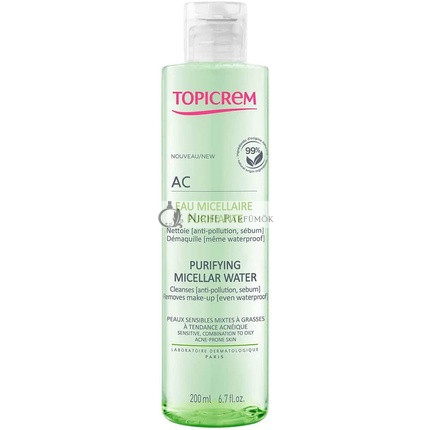 Topicrem AC Reinigendes Micellenwasser 200ml
