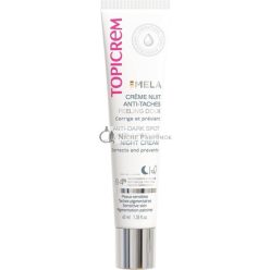   Topicrem Mela Anti Sötét Folt Gyengéd Hámlasztó Éjszakai Krém, 40 ml