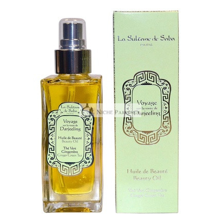 La Sultane de Saba Zöld Tea és Gyömbér Szépségolaj, 100ml - Darjeeling Útja