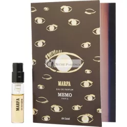 Memo Paris Marfa Eau de Parfum Spray Vial auf Karte