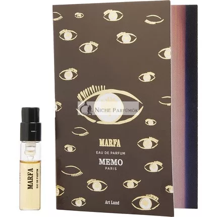Memo Paris Marfa Eau de Parfum Spray Vial auf Karte