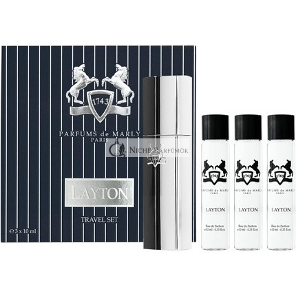 Layton Royal Essence von Parfums De Marly Drei Eau De Parfum Sprays Reisekit 3 x 10ml