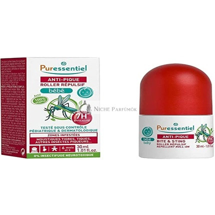 Puressentiel SOS Rovarcsípés Elleni Roll-On Érzékeny Bőrre, 30 ml