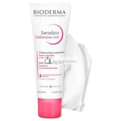   Bioderma Sensibio Defensive Gazdag Aktív Nyugtató Krém, 40ml
