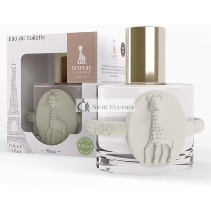 SOPHIE LA GIRAFE Eau de Toilette Klasszikus Parfüm Kismamáknak és 5 Éven Felüli Gyerekeknek, 50ml