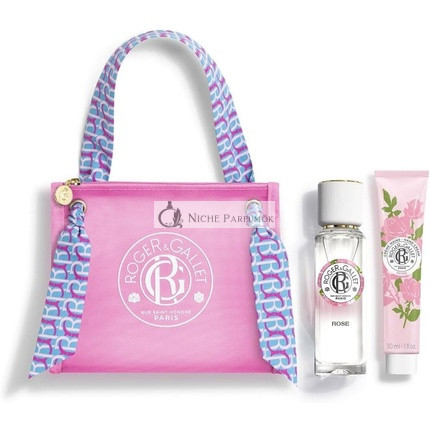 Roger & Gallet Rosen Pouch Set Eau Fraîche 30ml und Handcreme 30ml